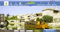 Desktop Screenshot of camping-lac-lislebonne.com